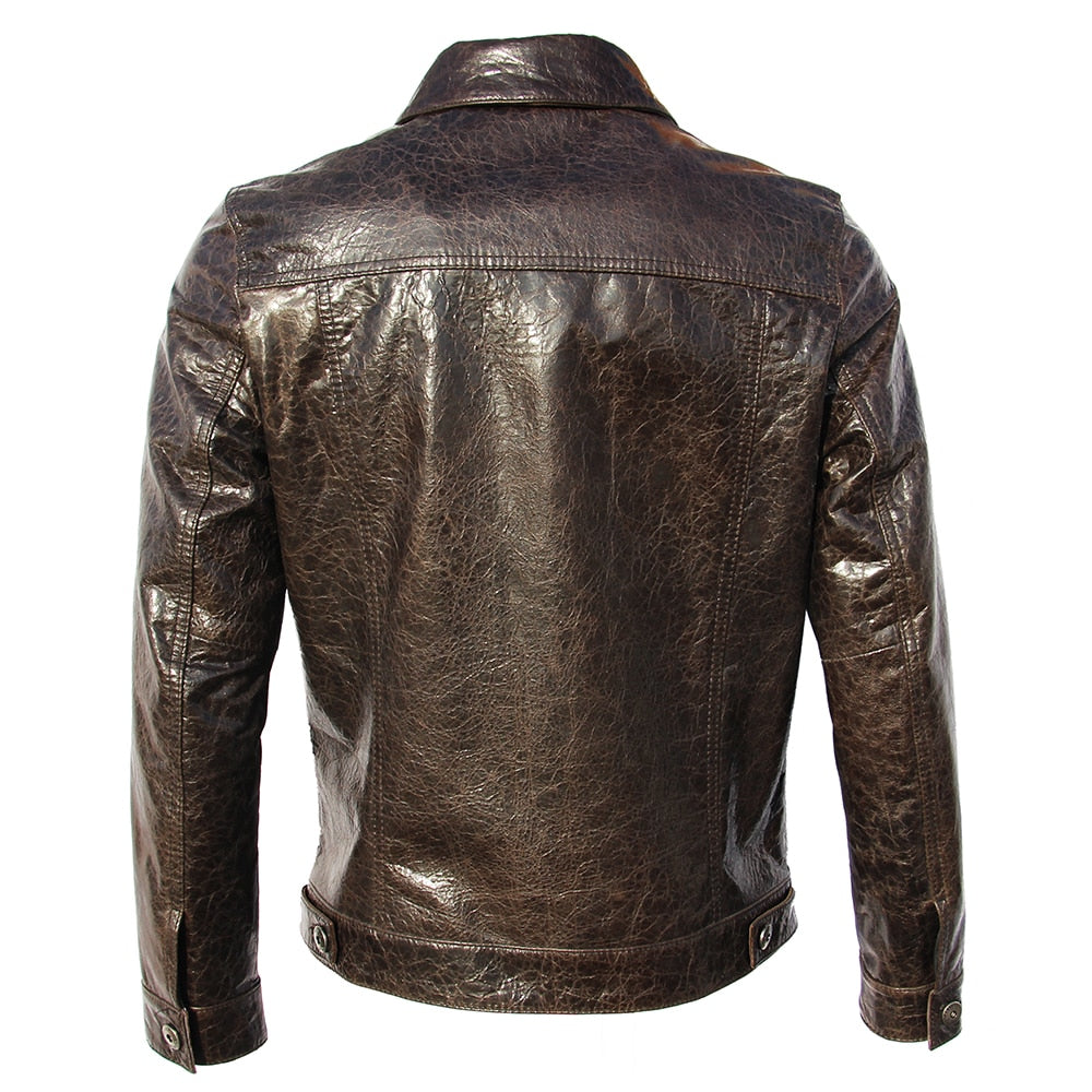 Chaqueta de cuero fino 2022