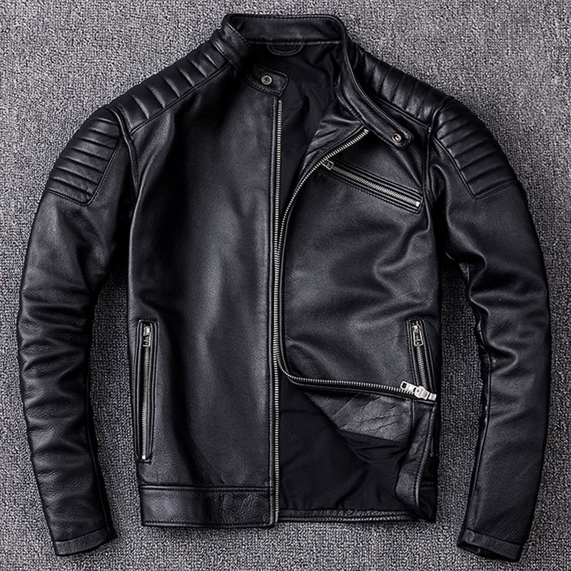Chaqueta de piel genuina hombre Liquidación Talla Única