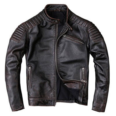 Chaqueta de piel genuina hombre Liquidación Talla Única