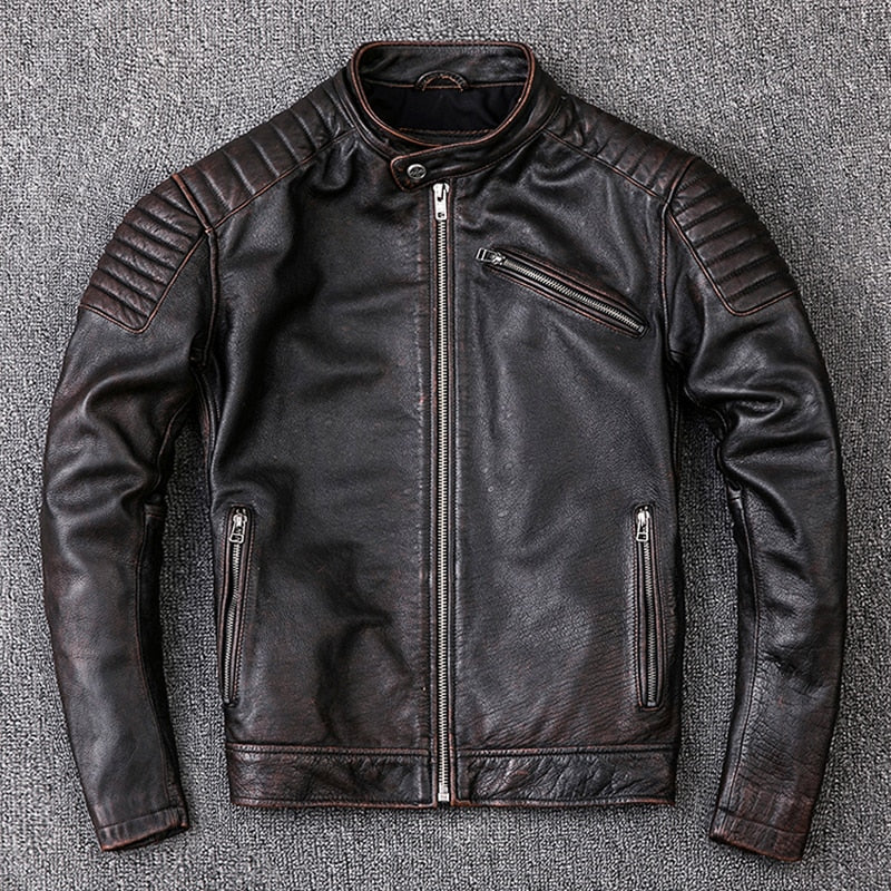 Chaqueta de piel genuina hombre Liquidación Talla Única