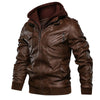 Chaqueta motoquera Pu (Ecocuero) invierno hombre