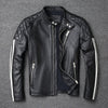 Chaqueta motocicleta cuero genuino