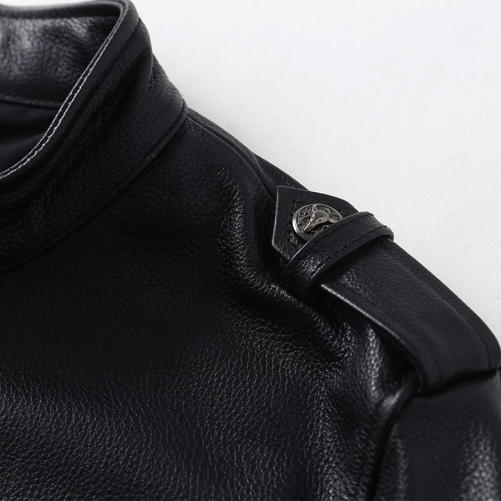 Chaqueta moda 2022 cuero real
