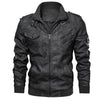 Chaqueta motoquera Pu (Ecocuero) invierno hombre