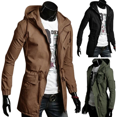 Chaqueta informal estilo militar para hombre
