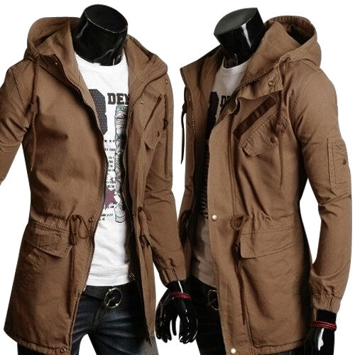 Chaqueta informal estilo militar para hombre