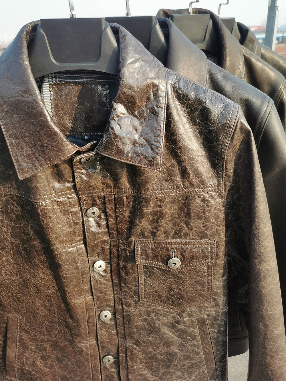 Chaqueta de cuero fino 2022