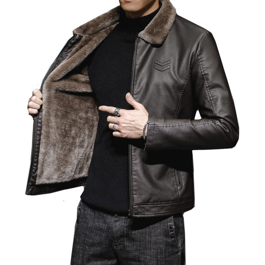 Chaqueta con chiporro Fashion PU (Ecocuero)