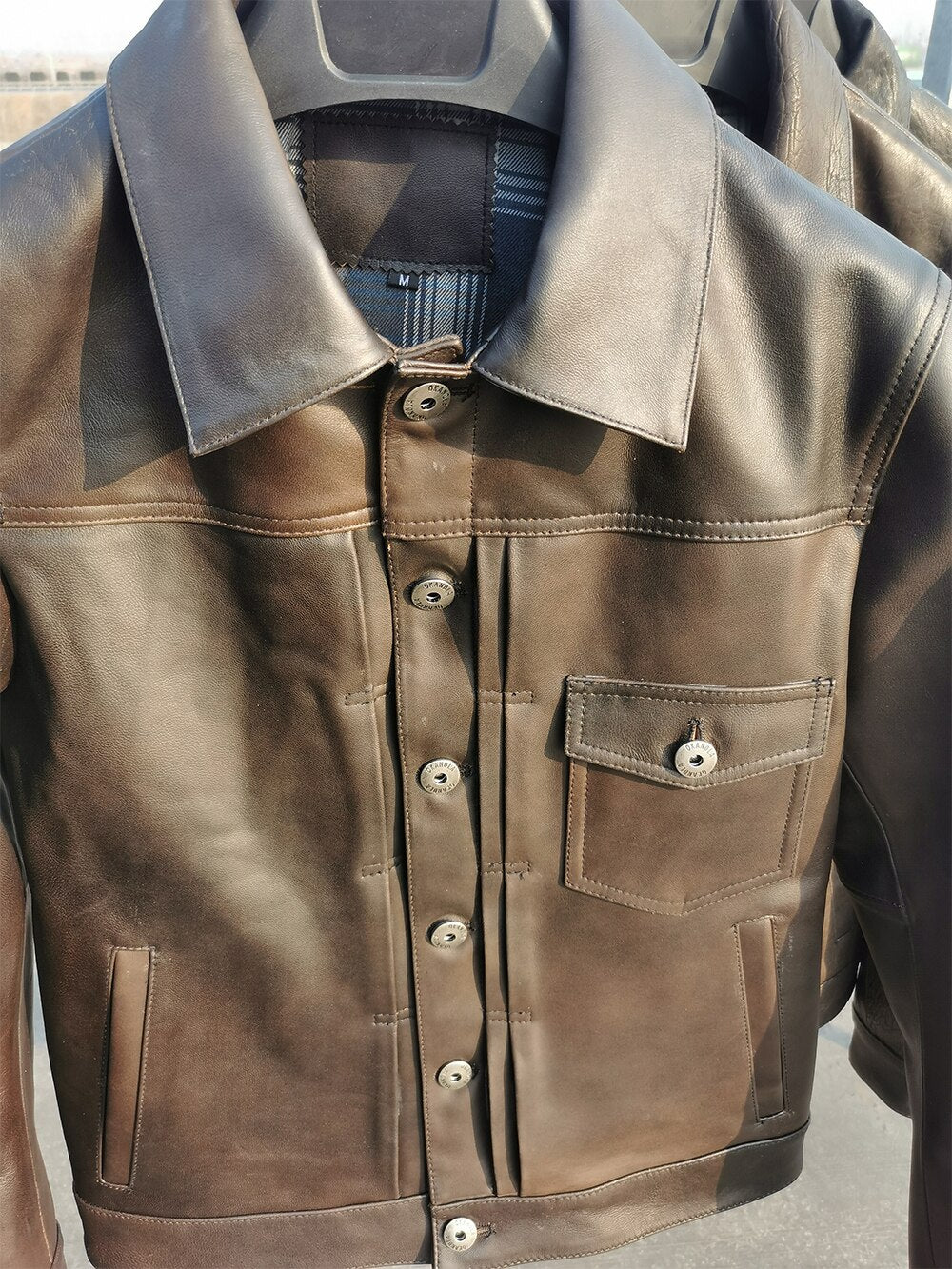 Chaqueta de cuero fino 2022